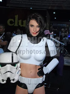 aiden ashley as a stormtrooper