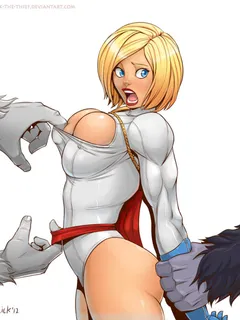 powergirl vs gorillas by flick