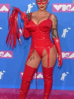 amber rose at mtv awards