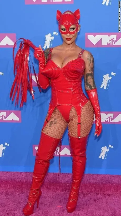 amber rose at mtv awards