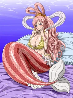 shirahoshi on bed