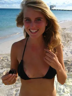 beach teen nip slips