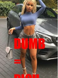 dumb blonde bimbos get money for being stupid fuck toys