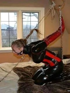 slave johanna nasty tied and chained