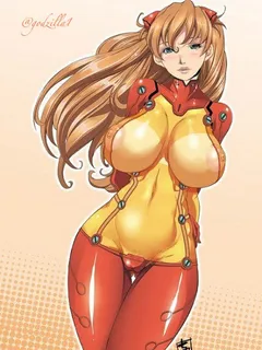 asuka evangelion by godzilla1