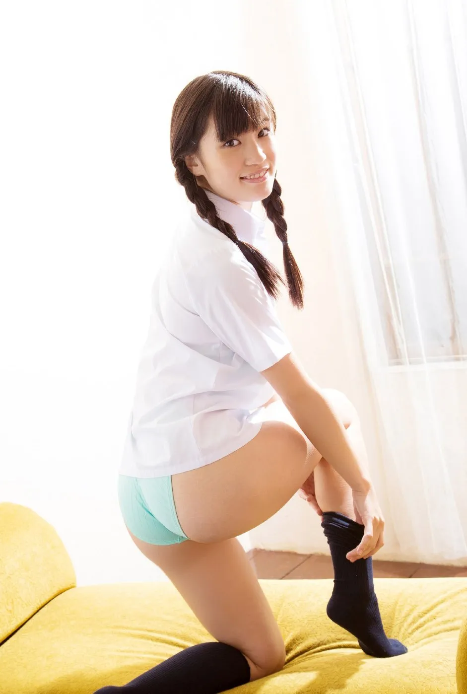 Shoko Takasaki in All Gravure set Gym Showers