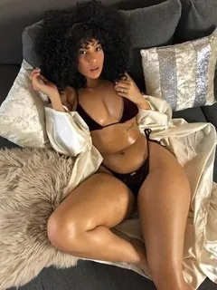 sexy ebony woman looking beautiful