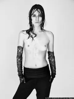 keira knightly "interview" magazine unaltered topless photo.