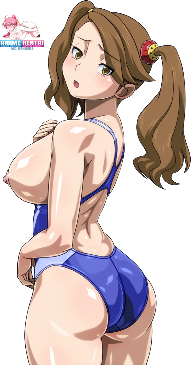 gundam build fighters try - sazaki kaoruko render 1 v2 large breasts