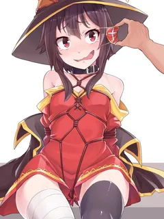 megumin (kono subarashii sekai ni shukufuku wo!) drawn by konnyaku (kk-monmon)