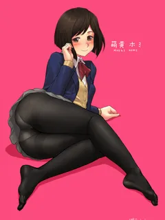 homi moegi from anime "miru tights"  it's literally an anime show about nothing but ladies wearing tights.