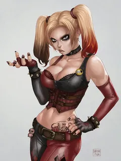 harley quinn - arkham city by dandonfuga