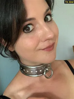 my bf fitted me with my new collar today.