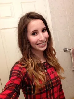 adorable teen selfie with the cutest smile