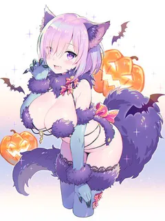 mash kyrielight halloween fate grand/order