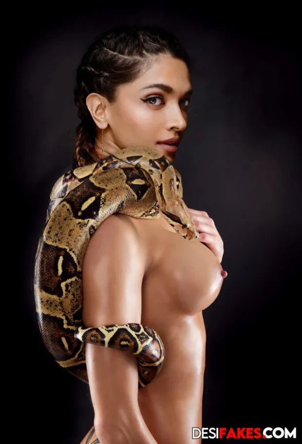 deepika padukone naked with snake