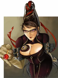 wanna lick bayonetta's lollipop?