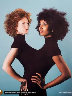 afro twins by alma haser