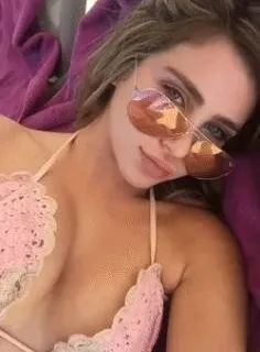 ryan newman is looking sexy as hell in pink bikini top with big boobs