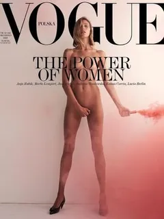 anja rubik nude for vogue magazine