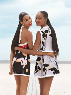 jourdan dunn and chanel iman: the cutest models in the industry