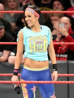 bayley's tongue and belly button