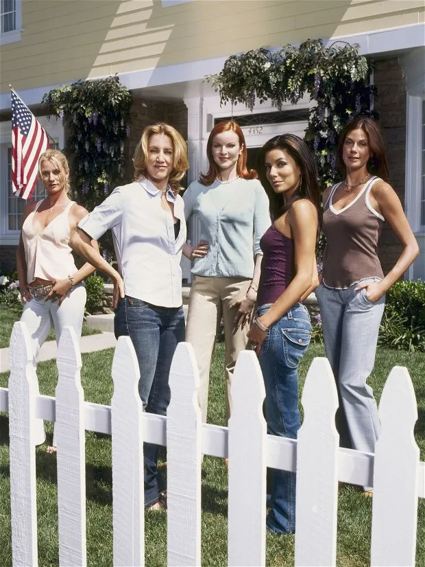 nicollette sheridan, felicity, marcia, eva & teri are all hot neighbors. make your choice if you dare.