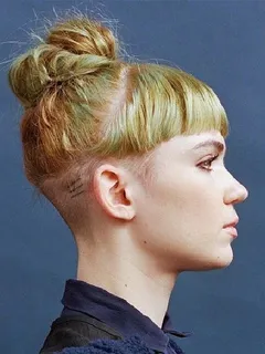 [ cropped hair  alt - electronica babe grimes ]