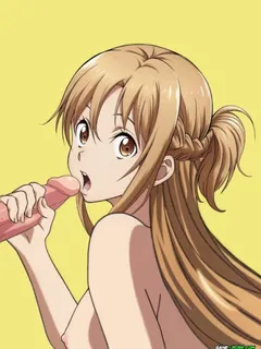 asuna yuuki handjob - sword art online hentai