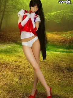 leggy sailor mars cosplay