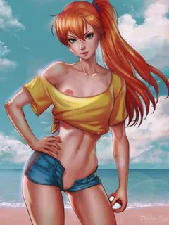 misty - dandon fuga - pokemon