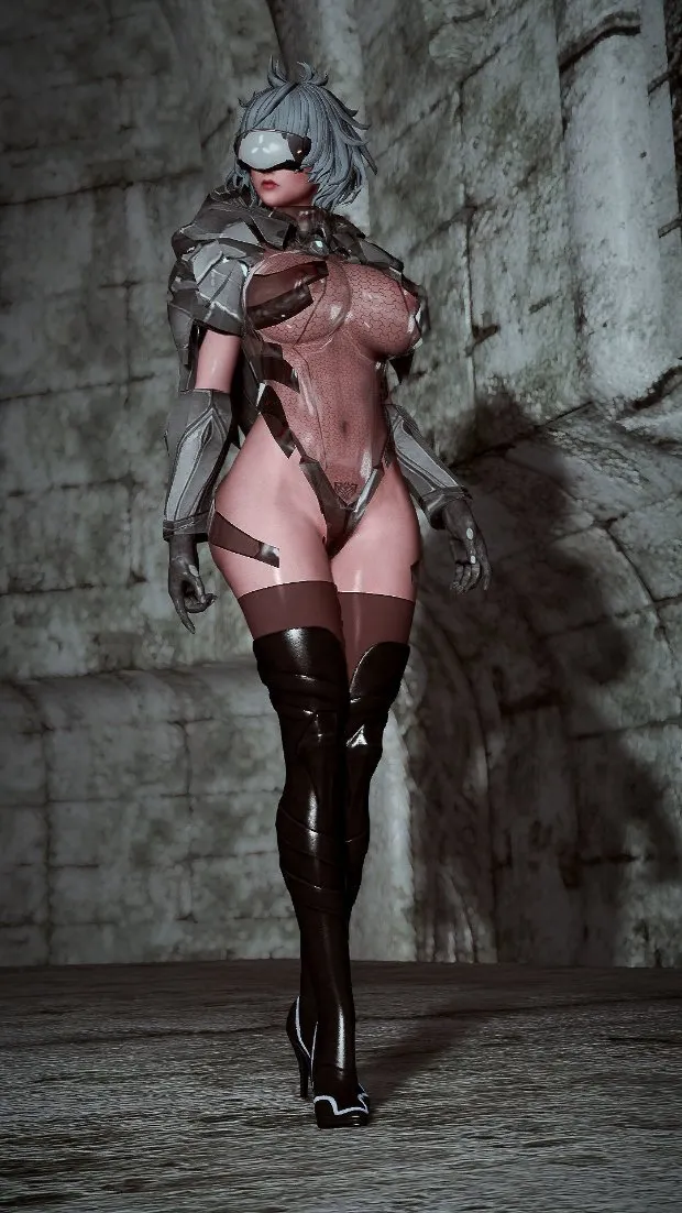 white haired sexy outfit