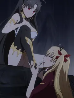 ereshkigal licking ishtar feet