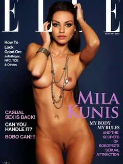 mila kunis nude magazine cover