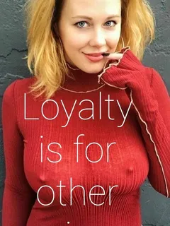 for the hot cheating wives, loyalty is for others