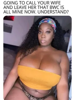 i would leave my wife for those huge fat ebony tits