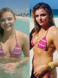 chloe grace moretz is toned and tight!