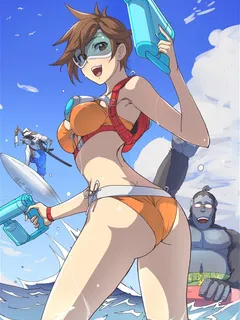 bikini anime tracer(clash kuro neko)