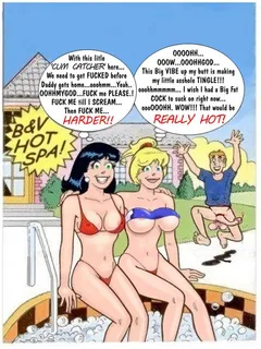 betty and veronica bikini hot-tub dreaming