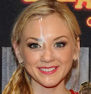 emily kinney facial fake