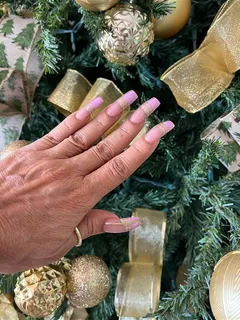 pink & gold french manicure. post your true rate.