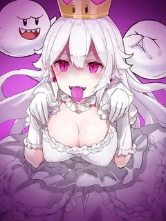 princess king boo drooling (kinnguteresahime)