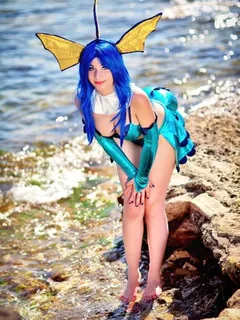 giada robin as vaporeon from pokémon