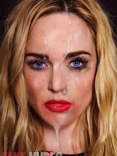 caity lotz fake cum facial bukkake