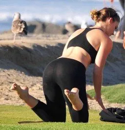 see through yoga pants candid teen