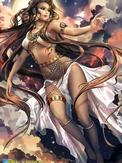 nuit, egyptian goddess of the sky by ofskysociety