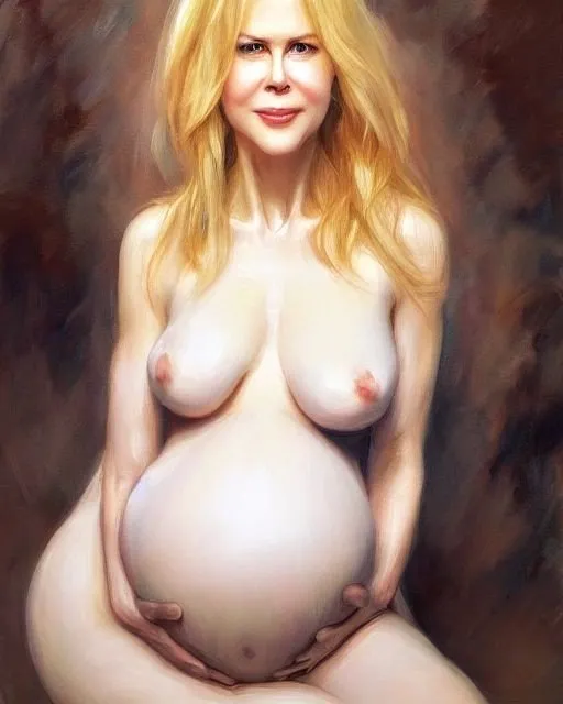 pregnant nicole kidman