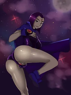 raven masturbate in air