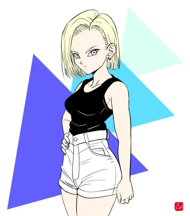 android 18 daisy dukes