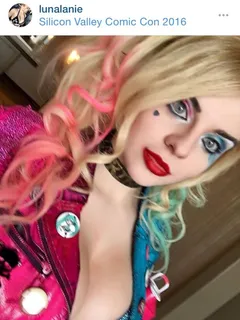 gorgeous delanie frances harley quinn cosplay